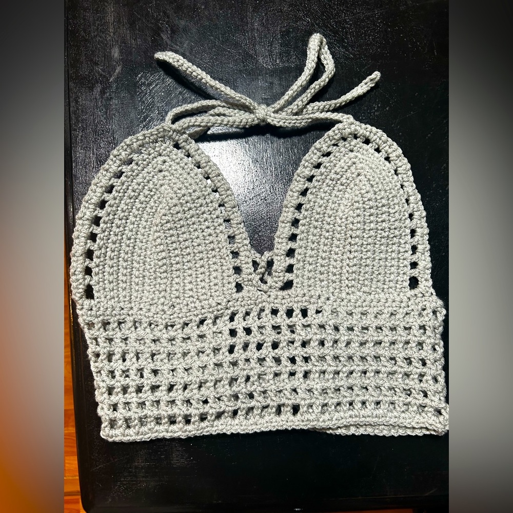 Handmade size medium bralette.